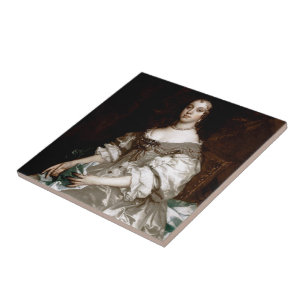 Catherine av Braganza av Herr Peter Lely Kakelplatta