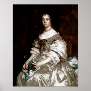 Catherine av Braganza från Herr Peter Lely Poster