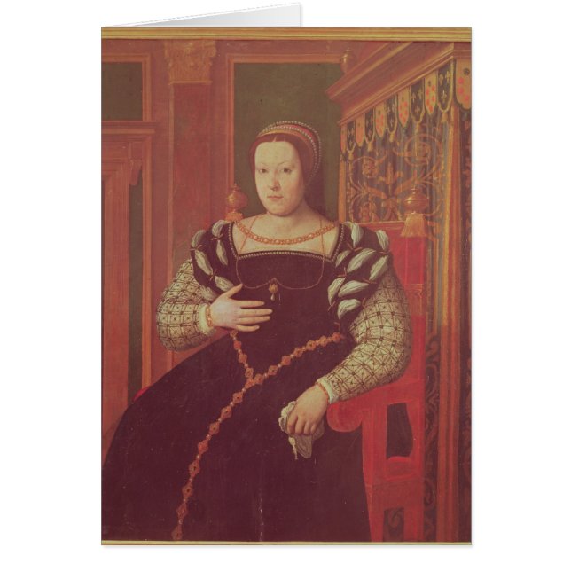Catherine de Medici, 1585-86 Hälsningskort (Framsidan)