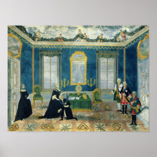 Catherine II återkallande kansler Alexey Poster
