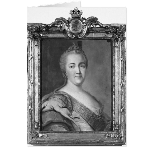 Catherine II Hälsningskort (Framsidan)