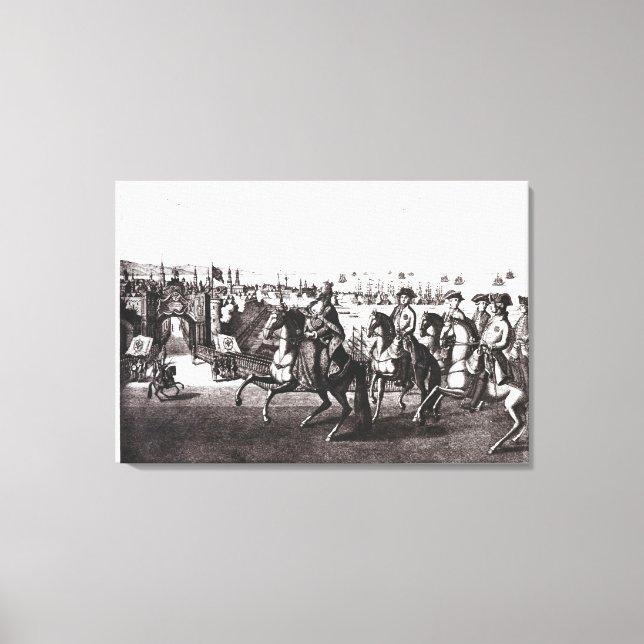 Catherine II i Underbaren Canvastryck (Framsida)