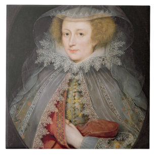 Catherine Killigrew, dam Jermyn, 1614 (olja Kakelplatta
