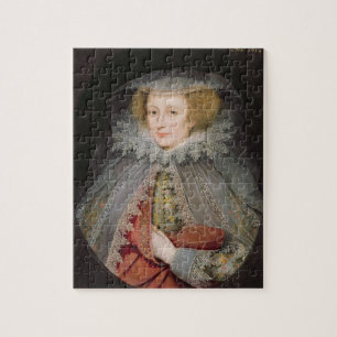 Catherine Killigrew, dam Jermyn, 1614 (olja Pussel