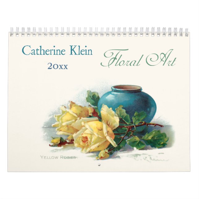 Catherine Klein Blommigt Art Kalender (Omslag)