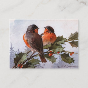 Catherine Klein: Robins på järnek Visitkort