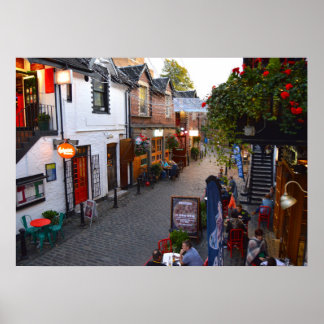 Catherine Lane, Glasgow, Skottland. Poster