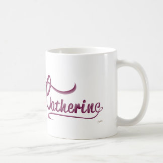Catherine - nom personnalisé kaffemugg