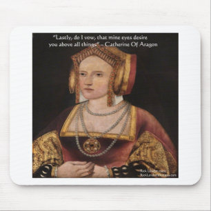 Catherine Of Aragon Känslokvoter Presenter & Kort Musmatta