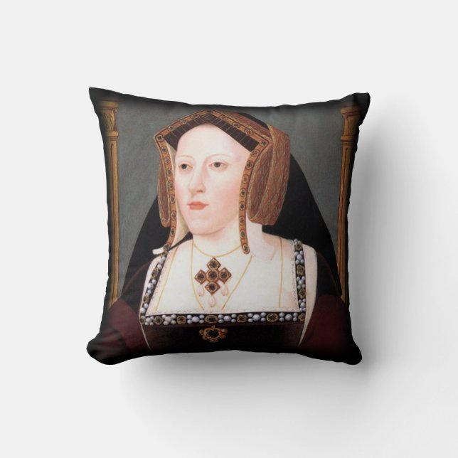 Catherine of Aragon Pillow Kudde (Framsida)