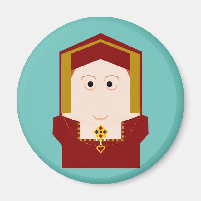 Catherine of Aragons kylmagnet Magnet (Framsidan)