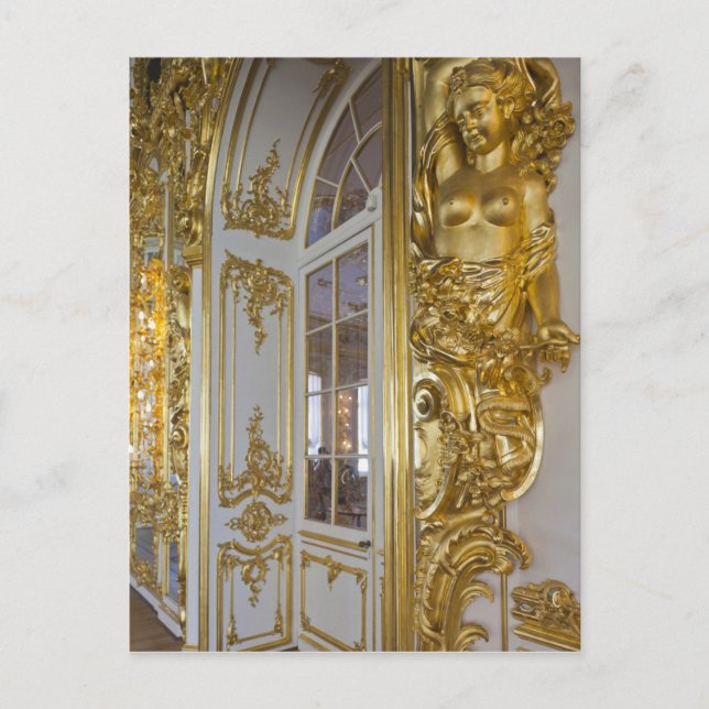 Catherine Palace, detaljer om Underbara Hall Vykort (Framsida)