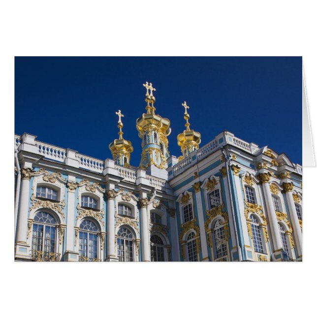 Catherine Palace Kapelldetalj Hälsningskort (Framsidan Horizontal)