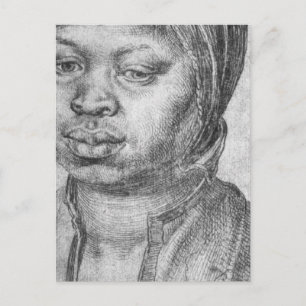 Catherine porträtt, afrikansk kvinna vykort