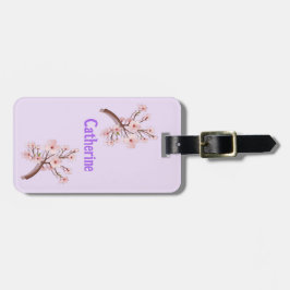 Catherine Sakura Blommar Gren Heart Bagagebricka