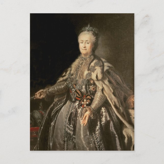 Catherine The Great 1793 Vykort (Framsida)