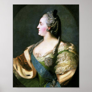 Catherine The Underbar Porträtt Poster
