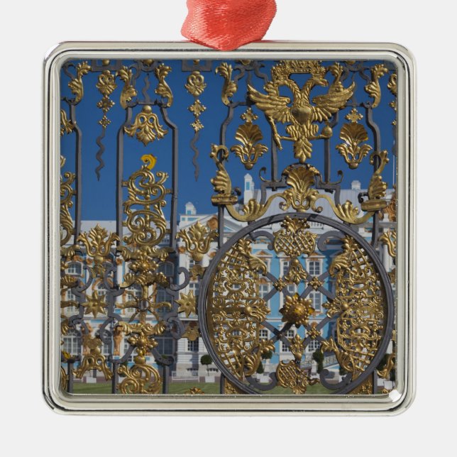 Catherinepalatset, palatsbyggnad julgransprydnad metall (Framsidan)