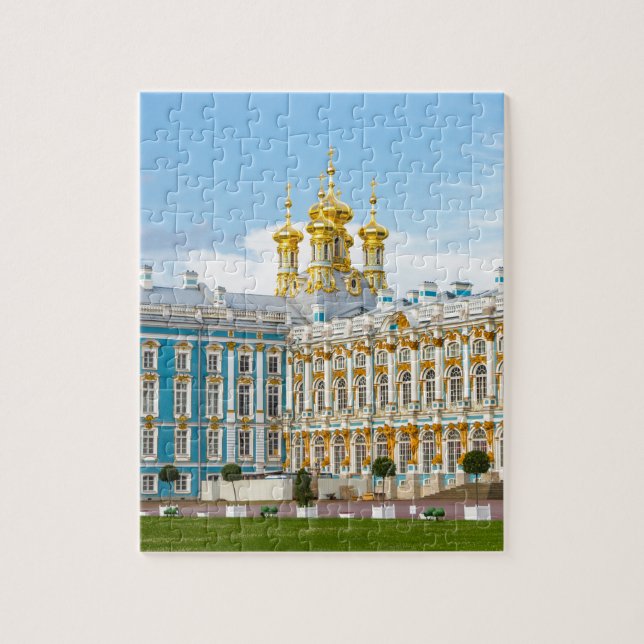 Catherines underbara slott Tsarskoye Selo Pussel (Vertikal)
