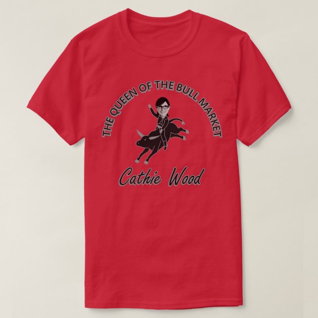 Cathie Wood ARK Invest T Shirt (Design framsida)