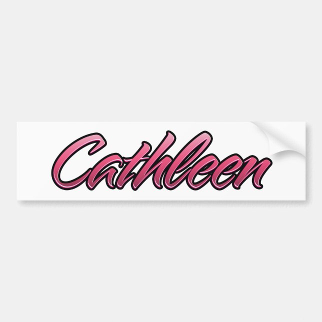 Cathleen faded rosa Aufkleber Sticker Bildekal (Framsidan)