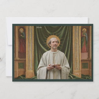Catholic Art Holy Card | Saint Ursus of Aosta Inbjudningar