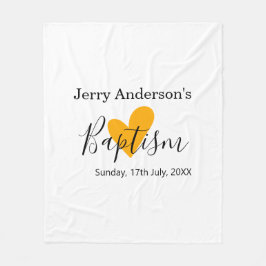 Catholic baptism kids modern simple QR minimal Fleecefilt