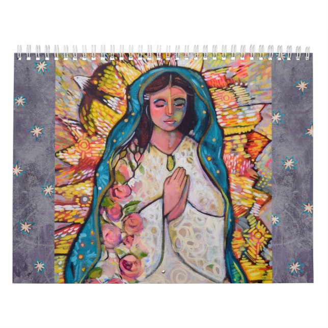 Catholic Folk Art Calendar by Jen Norton Kalender (Omslag)