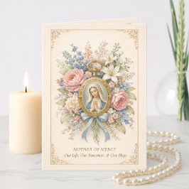 Catholic Mother of Mercy Marian Prayer  Kort