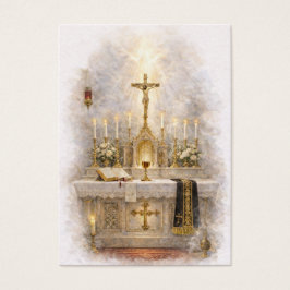 Catholic Priest Funeral Memorial Prayer Visitkort