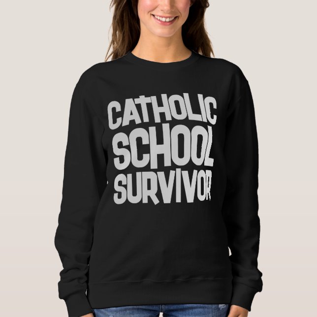 CATHOLIC SCHOOL SURVIVOR T-Shirts-tröjor T Shirt (Framsida)