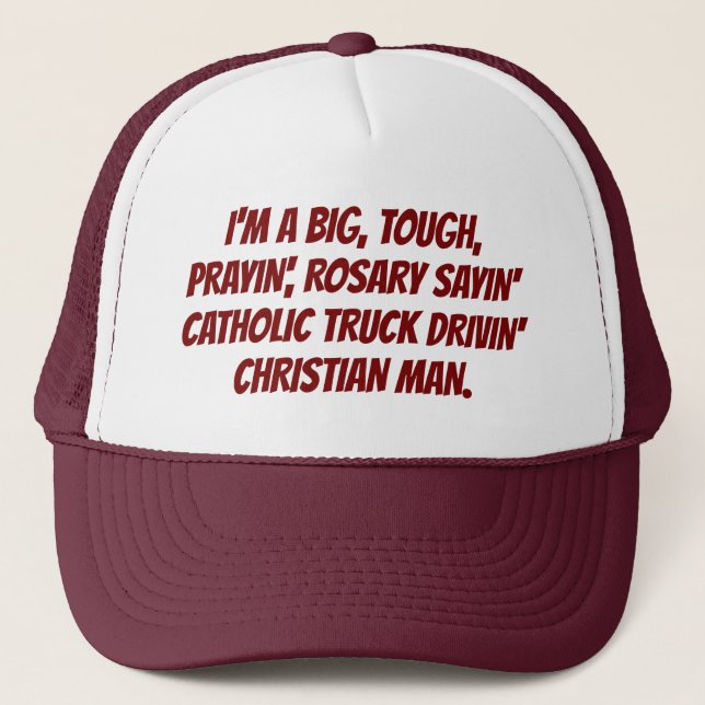 CATHOLIC TRUCKER-DEKLARATION HAT KEPS (Framsida)