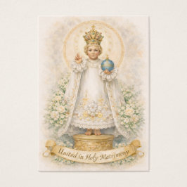 Catholic Wedding Prayer Card Betrothal  Visitkort