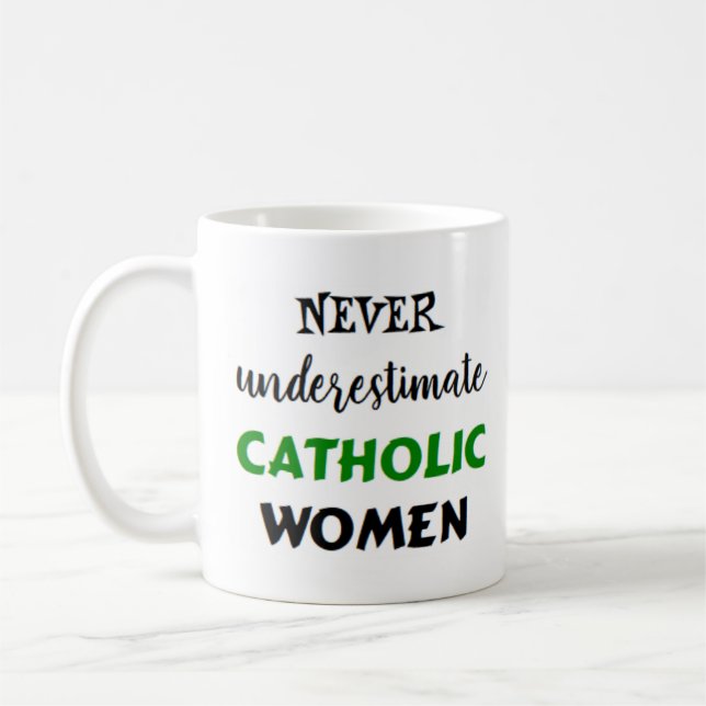 catholic women kaffemugg (Vänster)
