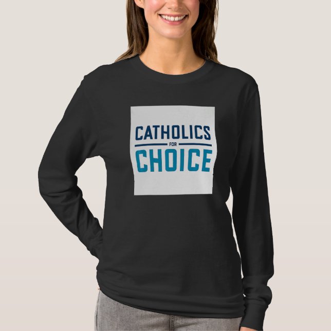 Catholics for Choice Premium T Shirt (Framsida)