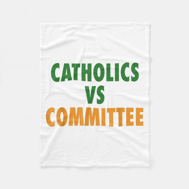 Catholics Vs Committees  Fleecefilt (Framsidan)