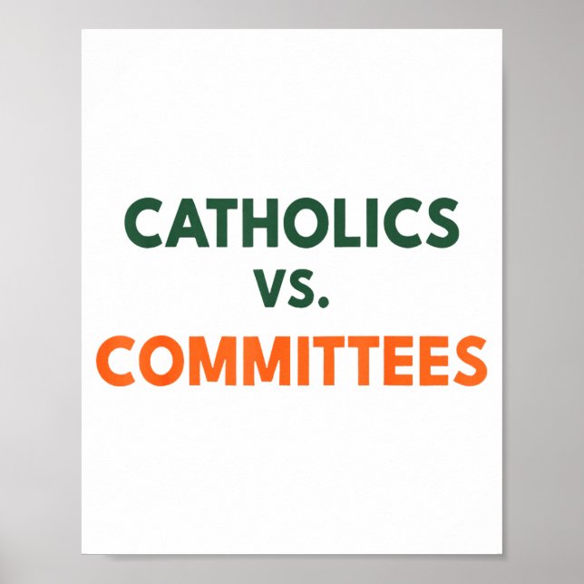 Catholics Vs Committees  Poster (Framsidan)