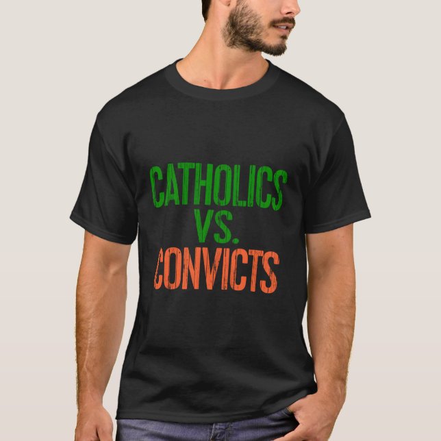 Catholics Vs Convicts Långärmad Shirt Football F T (Framsida)