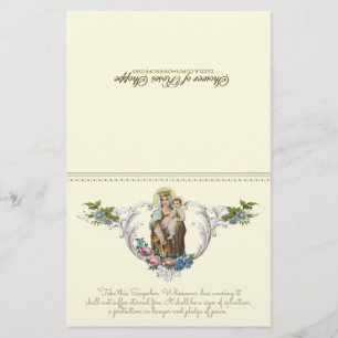 Catholik Virgin Mary Jesus Mount Carmel Religiösa