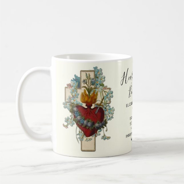 Catholik Virgin Mary Religiösa Christian Business Kaffemugg (Vänster)