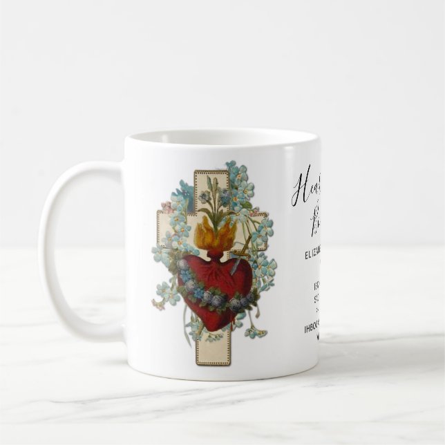 Catholik Virgin Mary Religiösa Christian Business Kaffemugg (Vänster)
