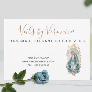 Catholik Virgin Mary Religiösa Christian Business Visitkort