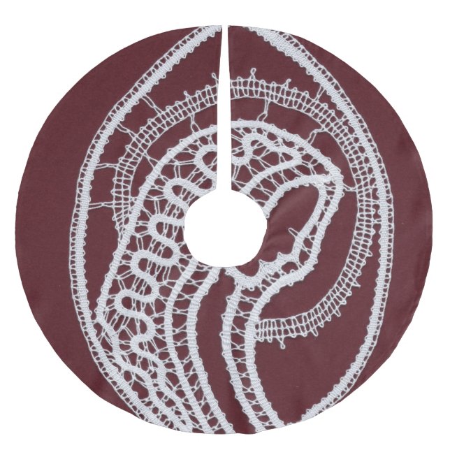 Catholique Blsed Virgin Mary, snöre Julgransmatta Borstad Polyester (Framsidan)