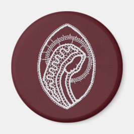 Catholique Blsed Virgin Mary, snöre Magnet