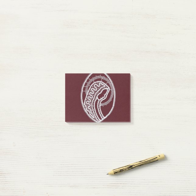 Catholique Blsed Virgin Mary, snöre Post-it Block (On Desk)