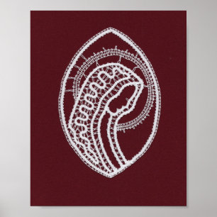 Catholique Blsed Virgin Mary, snöre Poster
