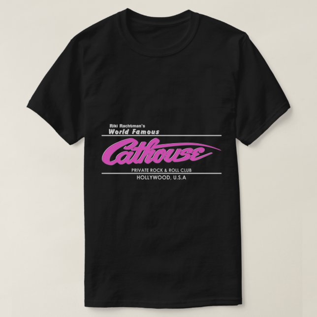 Cathouse Rock n Roll Klubb Essential T-Shirt (Design framsida)
