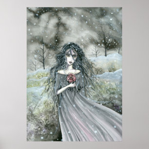 Cathy Fantasy Gothic Art Molly Harrison Poster