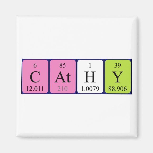 Cathy Periodisk magnet bord namn (Framsidan)