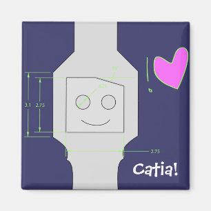 Catia modellera magnet